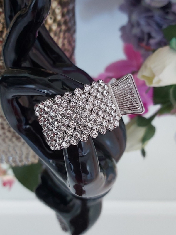 Rhinestone High Ponytail Hair Clip