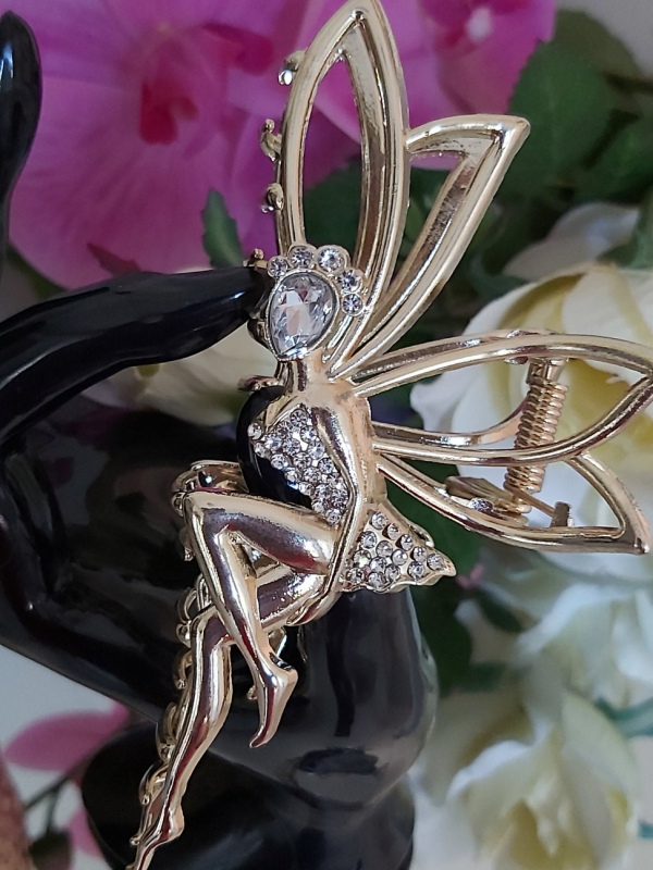 Rhinestone Fairy Hair Claw Clip