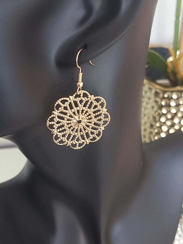 Flower Drop Earrings